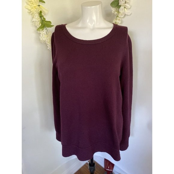 Vintage French Connection Women Purple Pullover Sweater Size Small‎ Long Sleeves - Picture 3 of 12